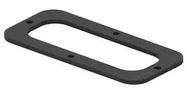 GASKET, RCPT CONNECTOR, BLACK, SPONGE