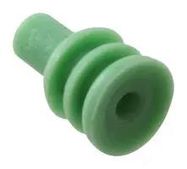CABLE SEAL, CONNECTOR, GREEN, RUBBER