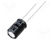 Capacitor: electrolytic; THT; 2.2uF; 450VDC; Ø8x11.5mm; ±20%; 2000h Elite