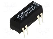 Relay: reed switch; SPDT; Ucoil: 12VDC; 0.5A; max.100VDC; 290mW; PCB MEDER