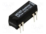 Relay: reed switch; SPST-NO; Ucoil: 24VDC; 1A; max.200VDC; 290mW MEDER