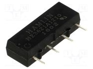 Relay: reed switch; SPST-NO; Ucoil: 12VDC; 500mA; max.200VDC; 10W LITTELFUSE