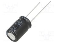 Capacitor: electrolytic; THT; 330uF; 35VDC; Ø10x16mm; Pitch: 5mm Elite