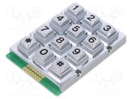 Keypad: metal; No.of butt: 12; none; metal; 200mΩ; 1.2N; 20mA; W: 56mm ACCORD