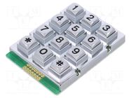 Keypad: metal; No.of butt: 12; none; metal; 200mΩ; 1.2N; 20mA; W: 56mm ACCORD