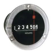 HOUR METER, 115VAC, 0S-99999.9H