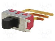 Switch: slide; Pos: 2; SPDT; 2A/250VAC; ON-ON; No.of term: 3; THT SALECOM ELECTRONICS