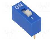 Switch: DIP-SWITCH; Poles number: 1; ON-OFF; 0.025A/24VDC; Pos: 2 ECE