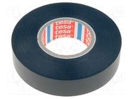 Tape: electrical insulating; W: 19mm; L: 33m; Thk: 0.13mm; black TESA