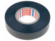 Tape: electrical insulating; W: 19mm; L: 33m; Thk: 0.13mm; black TESA