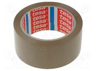 Packing tapes; L: 66m; Width: 48mm; Thick: 47.5um; brown TESA