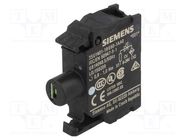 Illuminating unit; 22mm; 3SU1.5; -25÷70°C; Illumin: LED; front SIEMENS