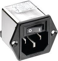 POWER ENTRY MODULE, MALE, 15A