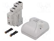 Twilight switch; for DIN rail mounting; 230VAC; SPDT; IP20; WZM ZAMEL