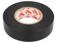 Tape: fixing; W: 19mm; L: 33m; Thk: 0.09mm; black; -40÷85°C; 150% SCAPA