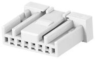 RCPT HOUSING, 6POS, 1.8MM, NAT, X-KEY