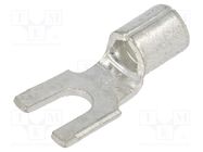 Tip: fork; M3,5; crimped; for cable; non-insulated; copper; 3.66mm KEYSTONE