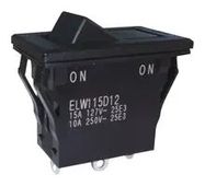 ROCKER SW, SPDT, 15A/127V, PANEL/SNAP-IN
