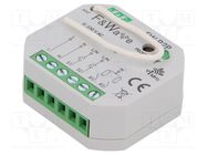 Relay; flush mount; 85÷265VAC; 85÷265VDC; 230VAC; NO x2; IP20; 100m F&F