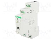 Relay; for DIN rail mounting; 85÷265VAC; 85÷265VDC; 230VAC; NO x2 F&F