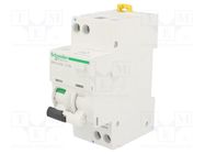 RCBO breaker; Inom: 10A; Ires: 30mA; Max surge current: 250A; IP20 SCHNEIDER ELECTRIC