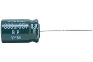 ALUMINUM ELECTROLYTIC CAPACITOR, 220UF, 16V, 20%, RADIAL, FULL REEL