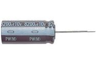 ALUMINUM ELECTROLYTIC CAPACITOR, 100UF, 63V, 20%, RADIAL