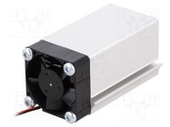 Heatsink: extruded; L: 50mm; W: 30mm; H: 30mm; aluminium; raw; 7.7m3/h FISCHER ELEKTRONIK