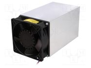 Heatsink: extruded; L: 150mm; W: 92mm; H: 93mm; aluminium; raw; 24VDC FISCHER ELEKTRONIK