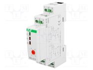 Relay: installation; bistable,impulse; DPDT; 16A; -25÷50°C; IP20 F&F