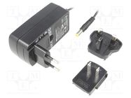 Power supply: switching; mains,plug; 15VDC; 1.6A; 24W; Plug: EU SUNNY