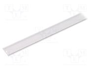 Profiles for LED modules; white; L: 2m; ARC12; aluminium; surface TOPMET