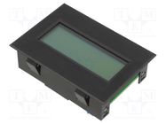 Display: LCD; alphanumeric; 8x1; 77x54mm; LED; Char: 11.48mm DISPLAY VISIONS