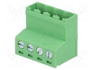 Pluggable terminal block; 5.08mm; ways: 4; straight; plug; male DEGSON ELECTRONICS