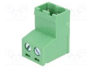 Pluggable terminal block; 5.08mm; ways: 2; straight; plug; male DEGSON ELECTRONICS