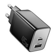 Essager ECT45W-LJB01-Z 45W C+A Charger (black), Essager