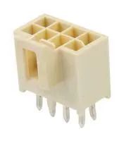 CONN, PCB HEADER, 8P, 2R, 2.5MM, TH