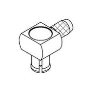 RF COAX CONN, MCX R/A PLUG, 75 OHM