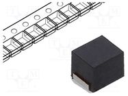 Inductor: wire; SMD; 1008; 12uH; 150mA; 3.8Ω; Q: 25; ftest: 2.52MHz Viking