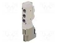 Electromagnetic valve; 1.5÷7bar; 5/2 monostable; aluminium; IP65 SMC