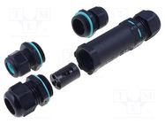 Connector: AC supply; TH400; 5÷17mm; 4mm2; 450V; ways: 3; IP68; 32A TECHNO