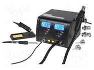 Hot air station; digital,with push-buttons; 160÷480°C; Plug: EU SOLDER PEAK