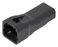 CONN HOUSING, TAB, 3POS, 1.5MM, PBT/BLK