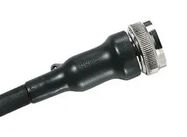 HEAT SHRINK BOOT, STRAIGHT, BLK, PO/55MM