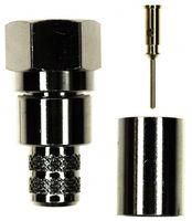 RF/COAXIAL, F PLUG, STRAIGHT, 75 OHM, CRIMP