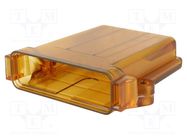 Enclosure: specialist; screw; transparent,yellow; EEC DEUTSCH