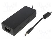 Power supply: switching; 15VDC; 6A; Out: 5,5/2,5; 90W; 80÷264VAC MEAN WELL