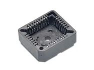 PLCC SOCKET, 32POS, 1.27MM, BLACK, SMT