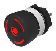 E-STOP SWITCH, DPST-NC, 1.5A, 250VAC