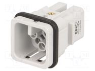 Connector: HDC; male; EPIC H-D; PIN: 8; 7+PE; size H-A 3; 10A; 60V LAPP